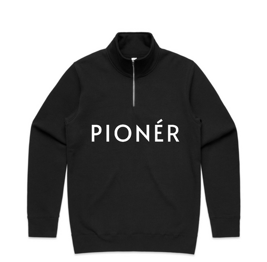 Pionér Spread Logo Heavy Half Zip Hood
