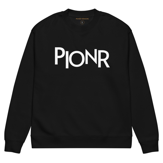 Staggered No É Crewneck Sweatshirt - Noir